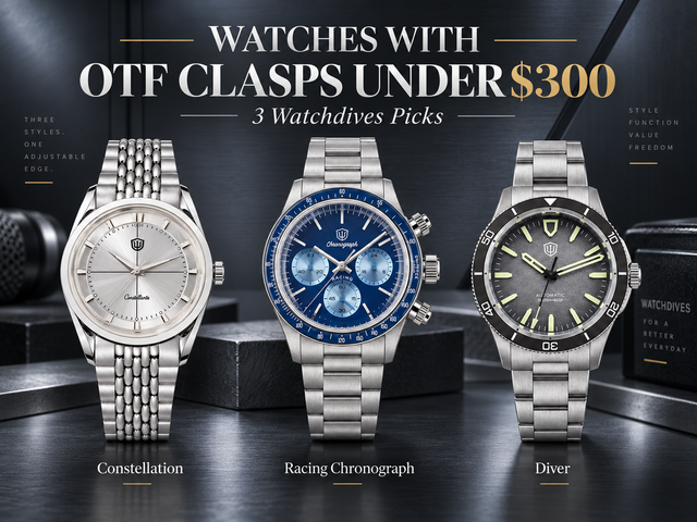 Watches with On-the-Fly Adjustment Under $300: 3 Watchdives Options
